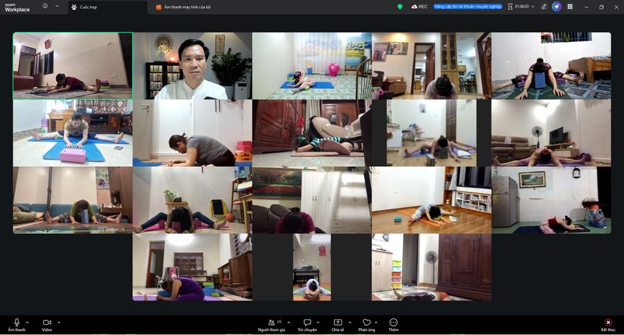 Lớp học Yin Yoga online